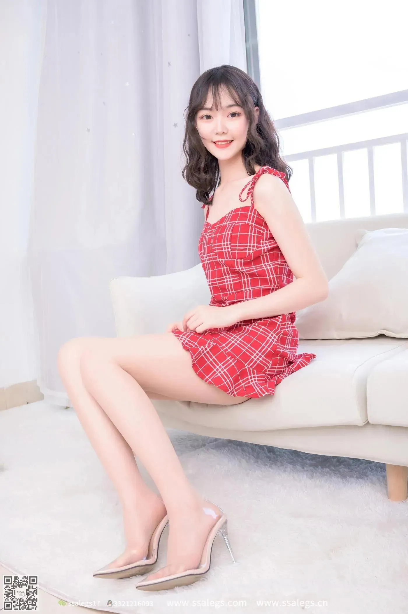 [SSA丝社]超清写真 NO.415 阳阳我的红格子短裙(上) [70P]插图8